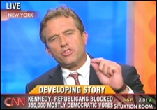 Robert F. Kennedy Jr. believes 2004 election stolen